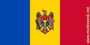 Нынешнее знамя Республики Молдова