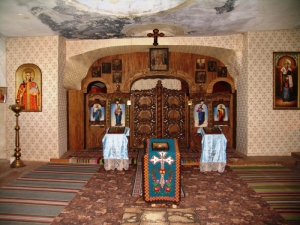 Mănăstirea în stîncă din interior, Ţipova, 2008
