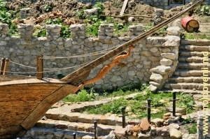 Строящийся туристический комплекс на реке Ботне в селе Русештий Ной, Яловень