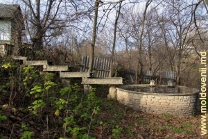 Каскад (с подсветкой) в саду дома Виктора Штирбу