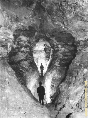 Ходы и залы пещеры (фото из монографии В. Андрейчука «Пещера Золушка»)