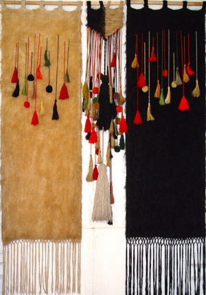 M. Saca-Răcilă. Baladă pastorală, 1990, MNAM, tapiserie 
