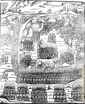 Steaguri moldoveneşti în bătălia de la Obertyn din 22 august 1531