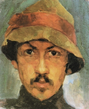 А. Плэмэдялэ. Автопортрет. 1918