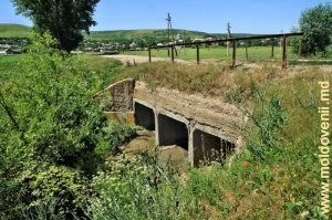 Мост через Ботну у села Вэсиень, Яловень