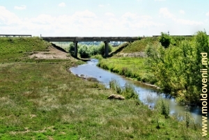 Podul peste Larga de la marginea satului Larga