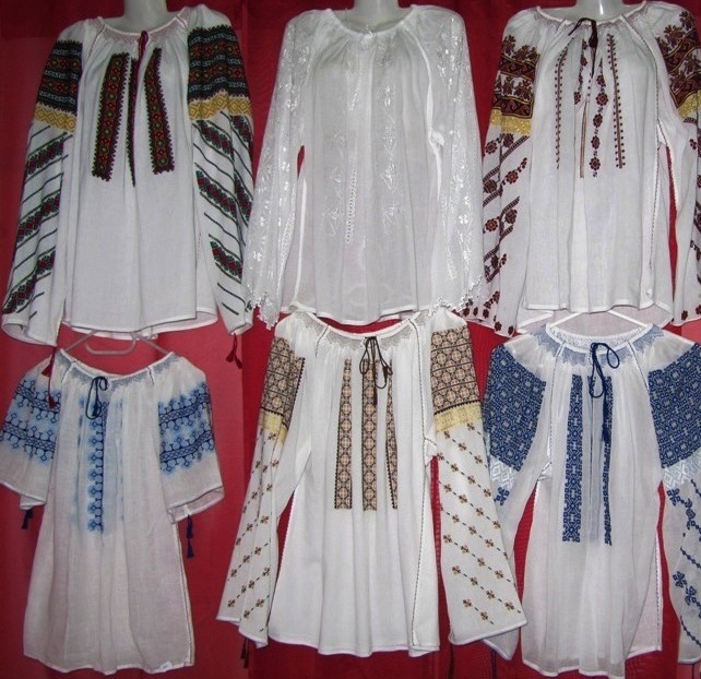 Молдавские народные рубахи