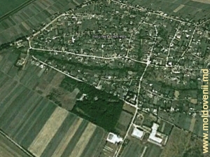 Село Редю Маре и парк на карте Google