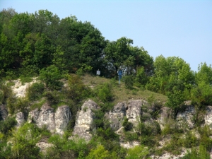 Склон ущелья крупным планом, Каларашовский монастырь, Окница