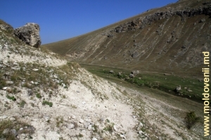Вид на ущелье с правого склона