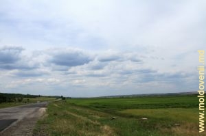Drumul deasupra văii Cogîlnicului, raionul Basarabeasca