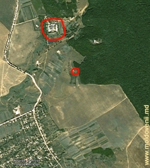 Mănăstirea Dobruşa pe harta Google