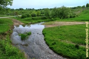 Rîul Vilia la marginea satului Teţcani