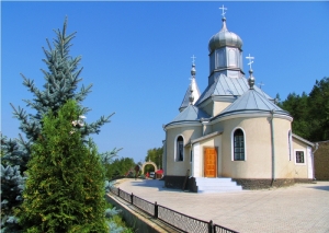 Biserica mănăstirii Cosăuţi, vedere din spate