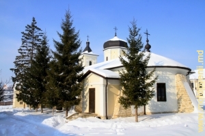 Mănăstirea Capriana, iarna 2012