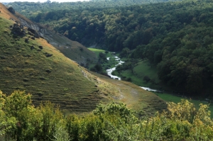 Река Раковэц в урочище Ла Кастел, Гординешть, Единец