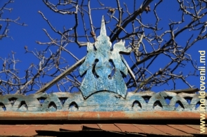 Capăt al acoperişului de lemn, satul Vălcineţ