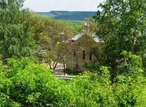 Вид на монастырь и окрестности летом, Монастырь Кондрица, Яловень