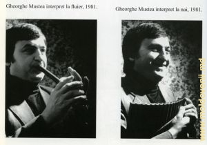 Георгий Мустя, исполнитель на флуере, 1981 год. Георгий Мустя, исполнитель на нае, 1982 год