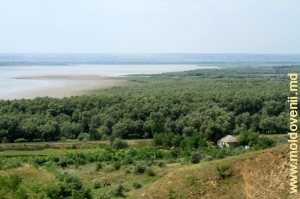 Vedere spre lacul Beleu de lîngă satul Slobozia Mare, raionul Cahul