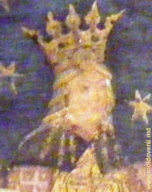 Doamna Maria Voichiţa, soţia lui Ştefan cel Mare - extras din tabloul votiv al bisericii mănăstirii Voroneţ