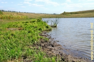 Lacul de acumulare de pe rîul Racovăţ din satul Clocuşna, Ocniţa
