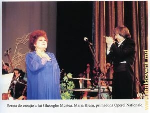 Творческий вечер Георгия Мусти. Мария Биешу, примадонна Национальной оперы