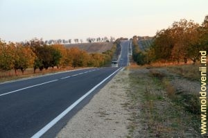 Vedere a şoselei Rezina, octombrie 2014