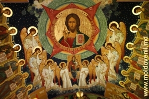 Picturile noi din biserica de iarnă a Mănăstirii Hîrbovăţ, 2011