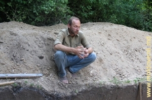 Arheolog moldovean la marginea şahtului