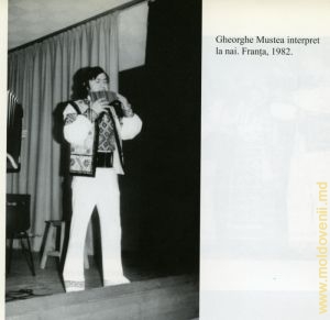 Георгий Мустя, исполнитель на нае. Франция, 1982 год