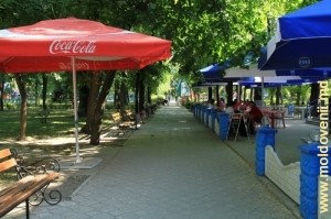 Веранда детского кафе в парке Андриеш