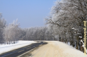 Traseul Chisinău-Leuşeni, iarna 2012