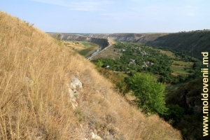 Вид на село Бутучень со склона ущелья, вид на восток, средний план