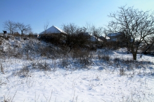 Село Моловата, Дубэсарь зимой, верхняя часть села