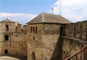 Центральная башня крепости, вид с верхней галереи