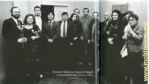 Георгий Мустя на съезде Союза композиторов СССР, 1991 год