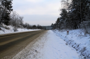 Зимняя дорога на Дубоссары
