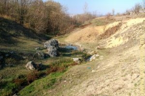 Pîrîiașul fără denumire, afluent al Ciuhurului în s. Druța, Rîșcani, noiembrie 2015
