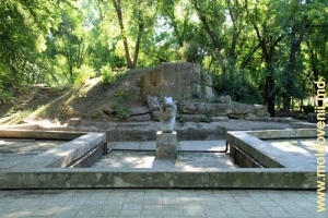 Бассейн и скульптура «Жажда»