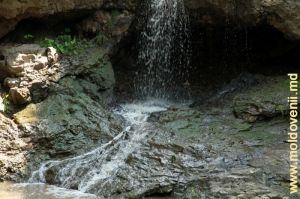 Водопад в верхней части ущелья Вэратик, ближний план