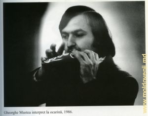 Георгий Мустя, исполнитель на окарине, 1986 год