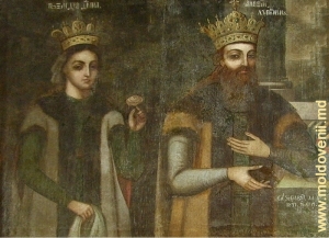 Tablou votiv: Alexandru Lăpuşneanu și Ruxanda (sec. XVI)