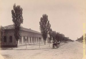 Угол Ясской и Александровской ул., квартира Наследника Цесаревича в 1876 г.